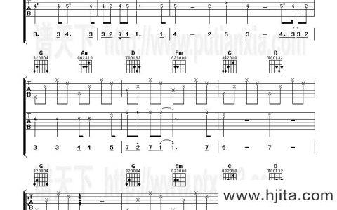 任贤齐《还有我》吉他谱_《还有我》G调吉他弹唱谱