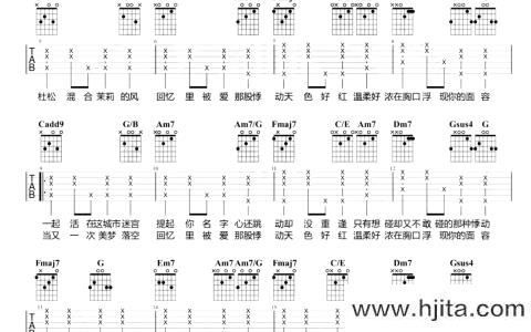 杨丞琳《匿名的好友》吉他谱_G调原版_弹唱演示/教学视频