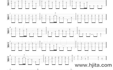 五月天《温柔》吉他谱_独奏六线谱_《温柔》指弹演示+教学
