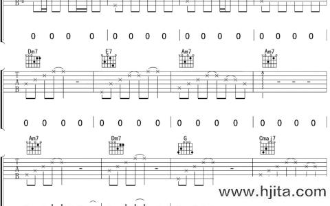 金志文《流着泪说分手》吉他谱_C调精编原版吉他谱