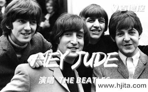 HEY JUDE吉他谱-THE BEATLES-G调弹唱六线谱-图片谱