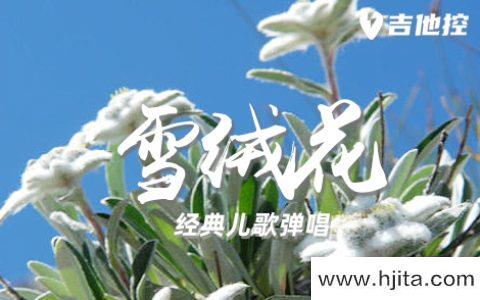 雪绒花吉他谱-经典儿歌-C调弹唱六线谱-图片谱